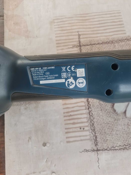 Bosch gws 18v 10