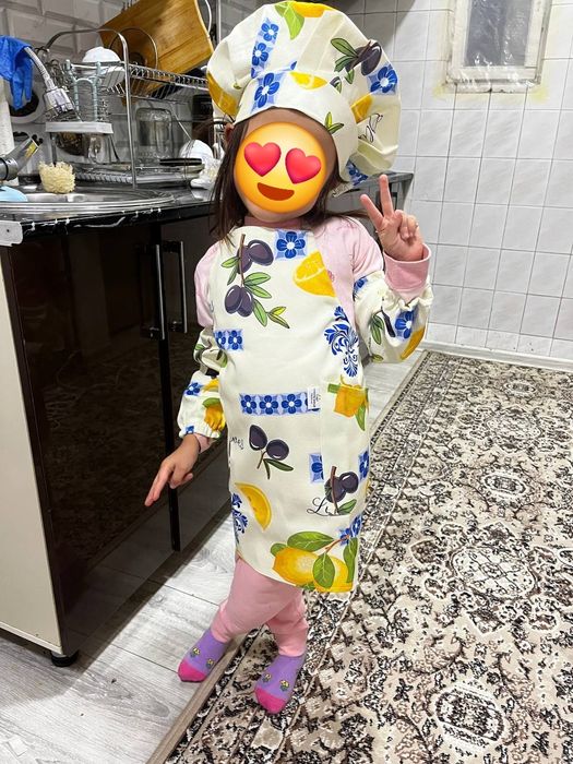 Bolajonlar uchun fartuk nabor