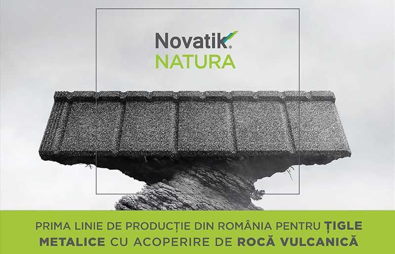 Композитная черепица Novatik Natura Slate Graphite Grey (Серый)