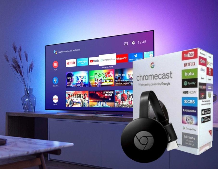 Chrome-cast media player HDMI, transmisie dispozitiv mobil, TV Android