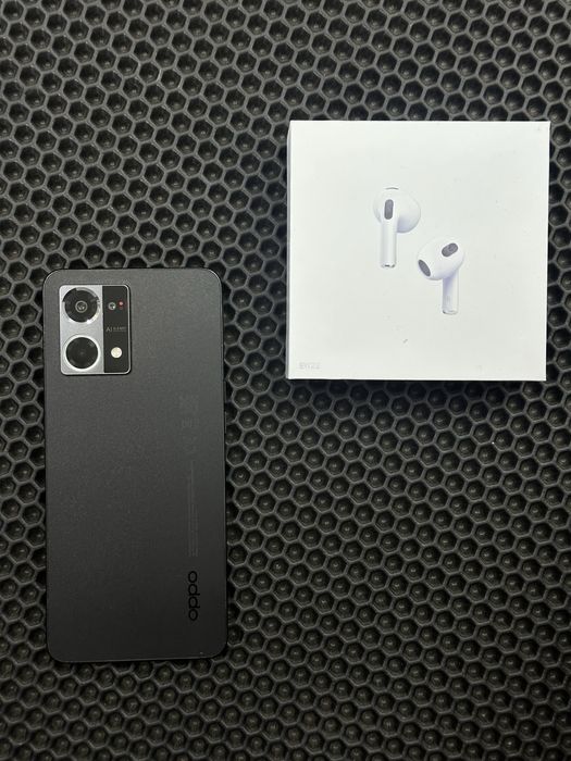 Oppo Reno 7 12/128gb+Air Pods Абая 68, Алтай смартфон телефон редми