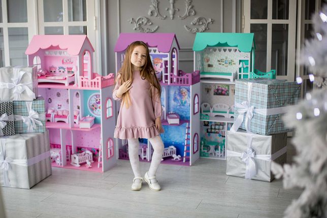 Кукольный домик для кукол Барби