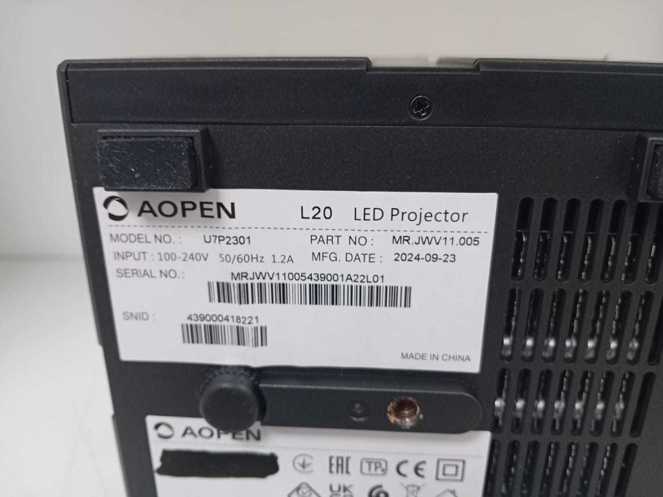 (AG33) Video Proiector Acer AoPen L20 Garantie 2 Ani