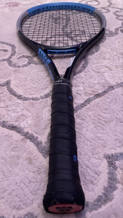 Racheta tenis Wilson Ultra 100UL V3.0, Maner 3, Albastru/Gri