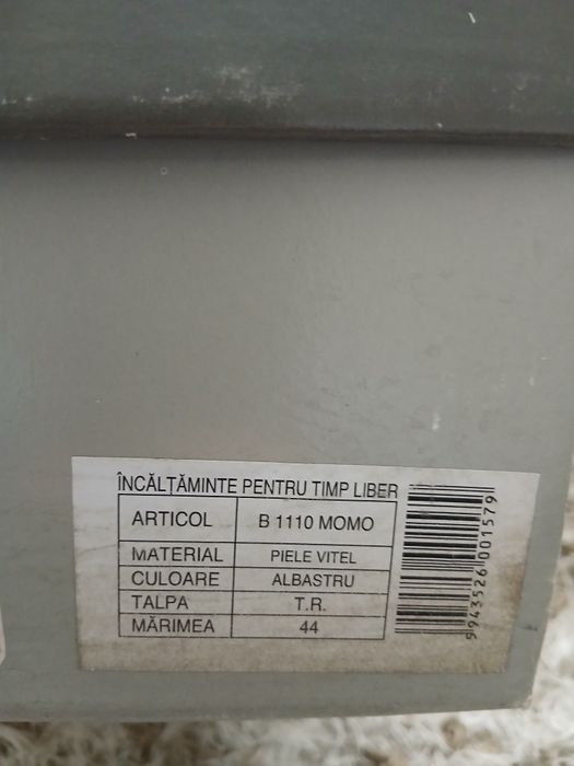 Pantofi Sport,Piele Vitel,Bit Bontimes nr 44