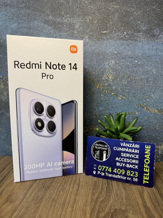 Redmi note 14 Pro/256Gb/Garantie 2Ani Centrul de Telefoane/Rate