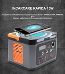Statie portabila de incarcare/alimentare 300w, acumulator LifePO4 230V