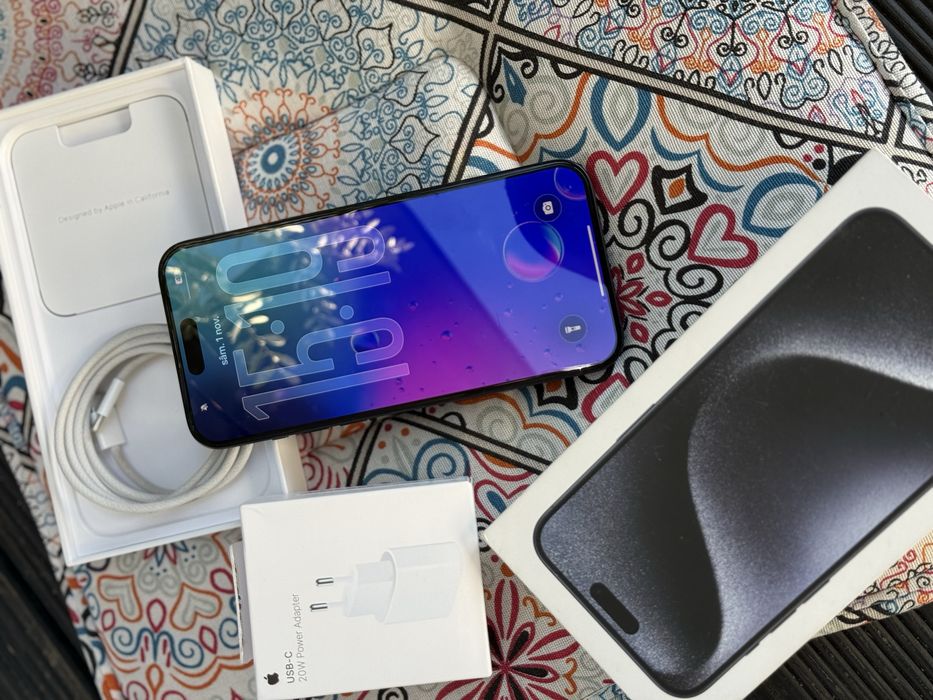 iPhone 15 PRO MAX Blue Titanium| Impecabil |256GB Factura-Neverlocked