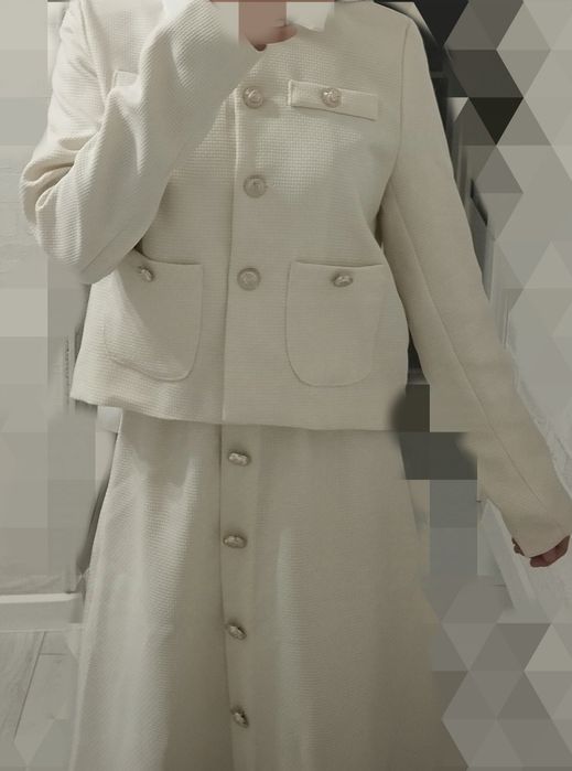 Двойка : длинная юбка и костюм