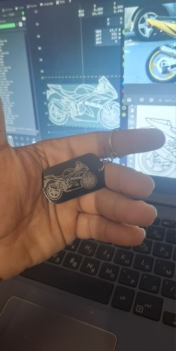 Гравиране на ключодържатели