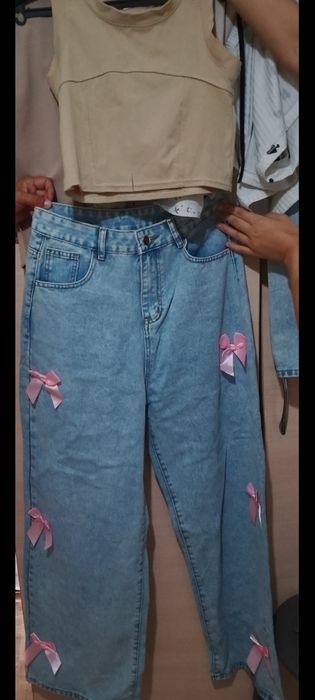 Джинсы с топом новые
