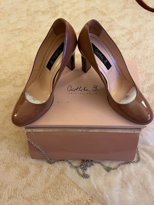 Pantofi Musette piele lacuita