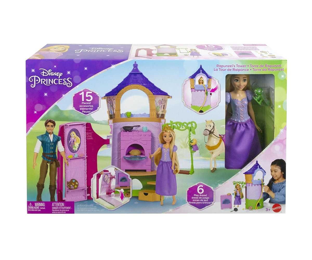 Кукла Disney Princess Кулата на Рапунцел кукла Рапунцеп Замък Mattel