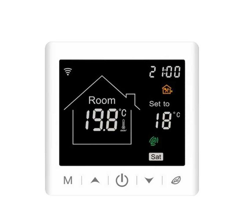 Termostat BeOk TR9B-WIFI-WPB, alb