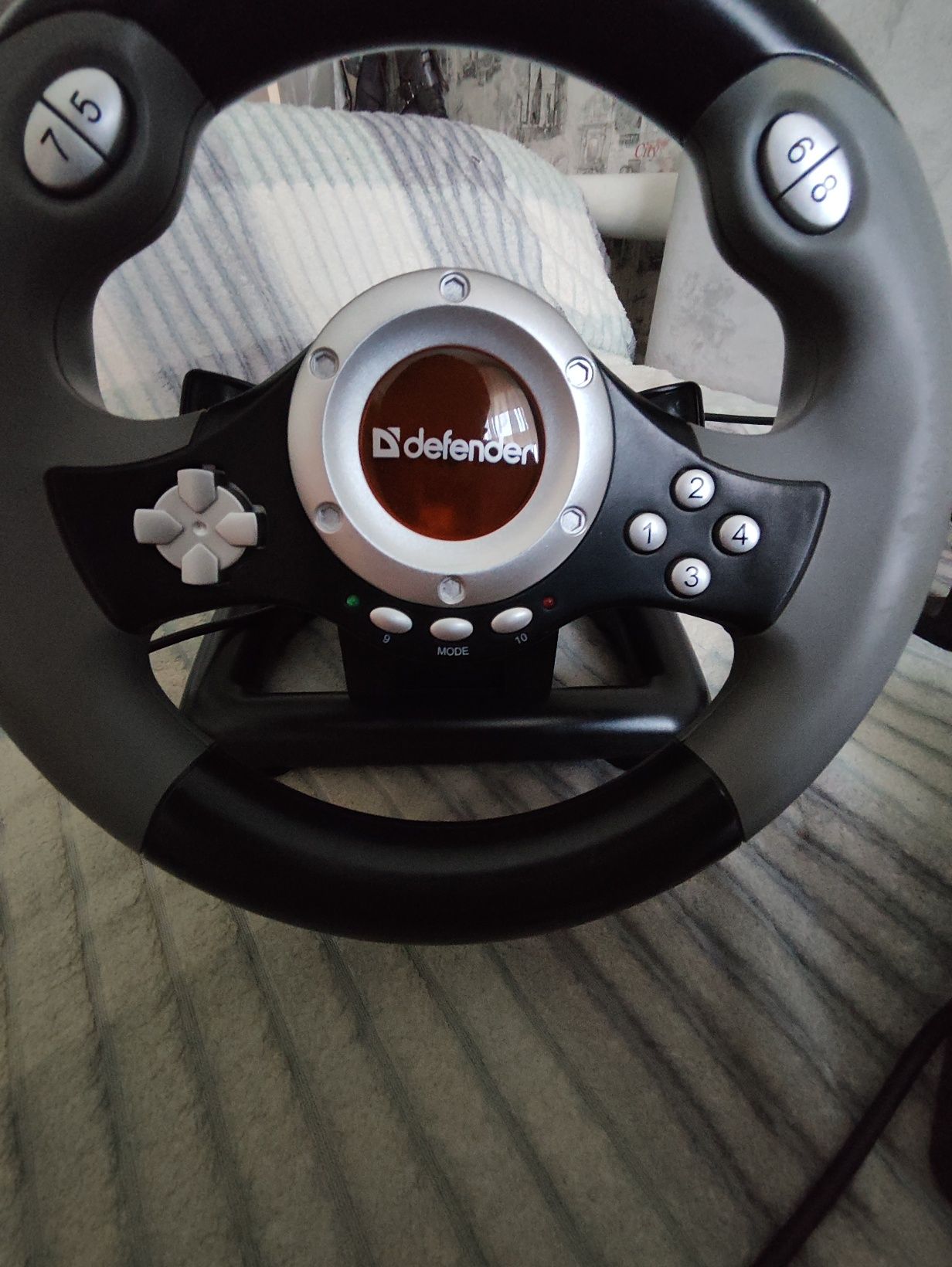 Игровой руль defender challenge mini le