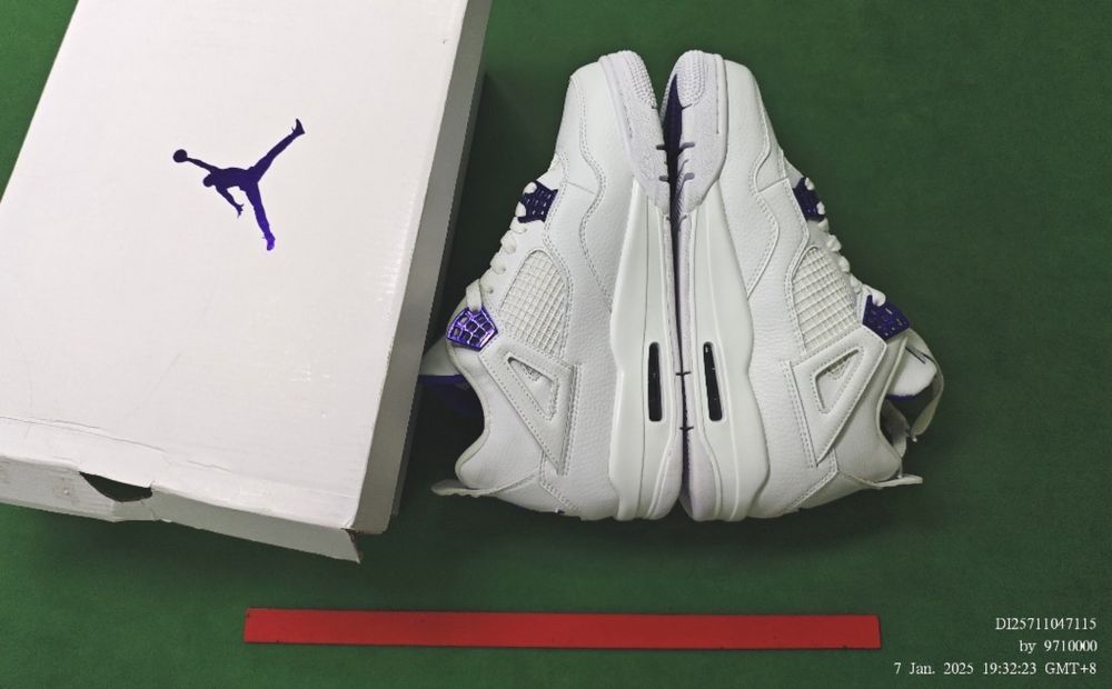 Jordan 4 metalic purple
