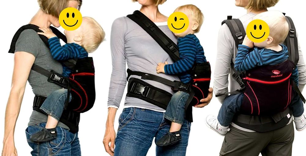 Sistem de purtare Manduca, Blackline, folosit