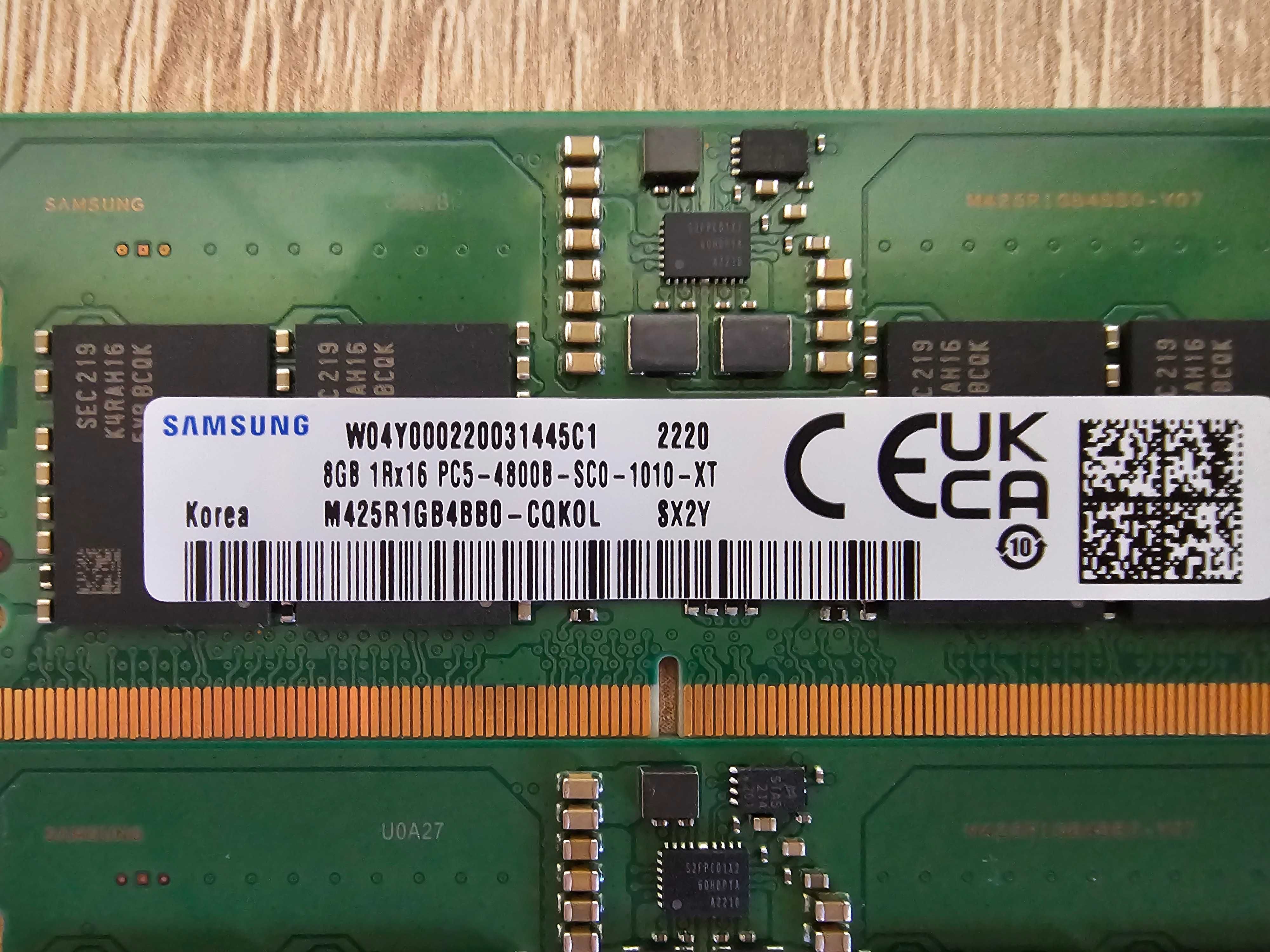 16GB DDR5 Samsung 2x8GB 4800 Mhz SODIMM за Лаптоп