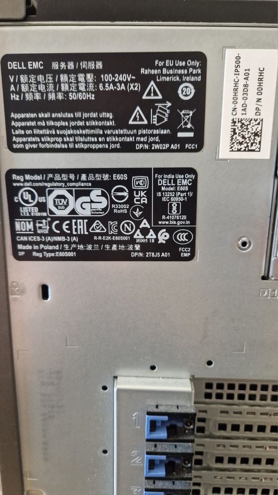Сървър Dell EMC PowerEdge T340, Xeon E-2246G