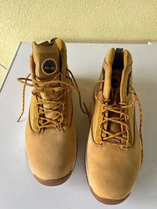 TIMBERLAND Високи сникърси ‘Solar Wave’ черно / тъмножълто Чисто нови