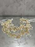 Diadema-Accesoriu par (auriu) cu perle