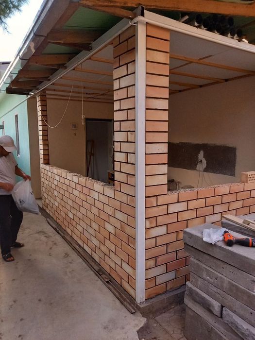 Кладка балкон решотка казирок 3дня