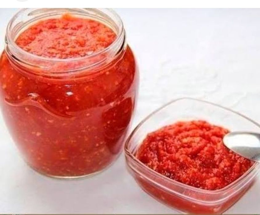Огонёк из домашних помидор