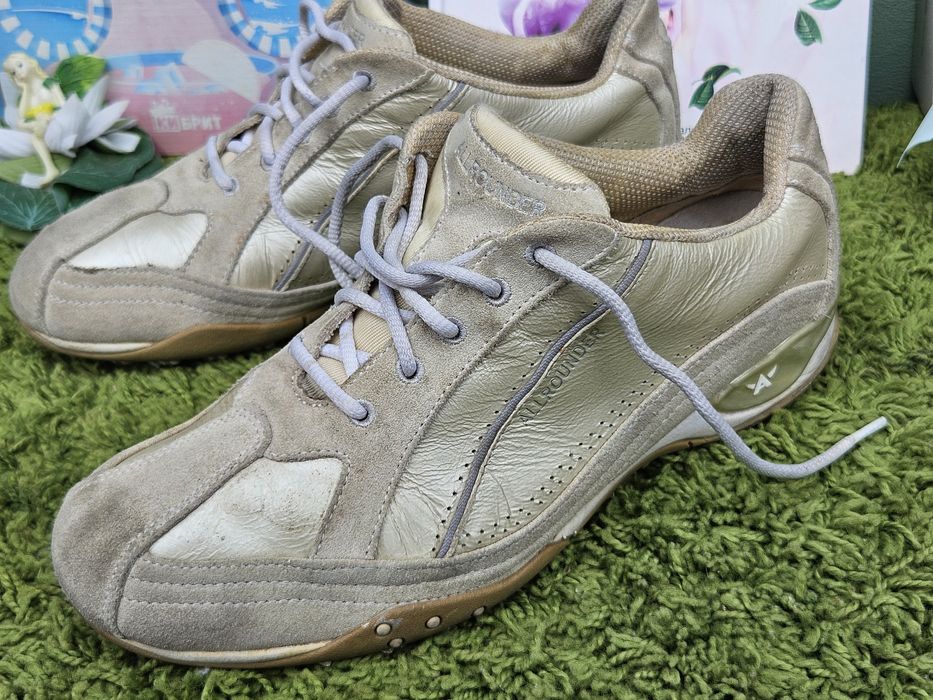 All Rounder немски кецове от кожа