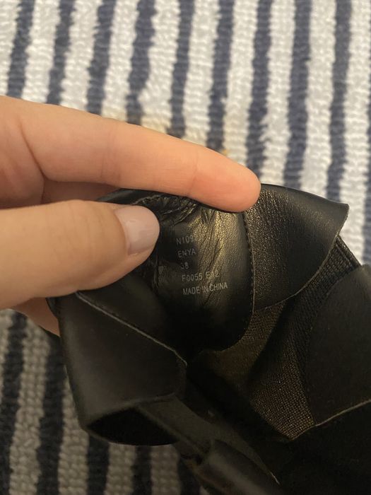 Ghete Calvin Klein din piele (zara tommy hilfiger hm musette)