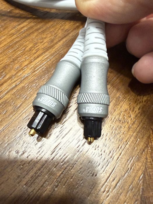 Cablu Supra ZAC Toslink optic, 4 metri, nou.