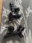 Sony zv e10 , sigma 16 mm f1.4 sony 50mm f1.4 dji robin sc , 4 bateri