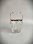 Vas de ghiata urna frapiera vaza cristal aplaca argintat WMF art midce
