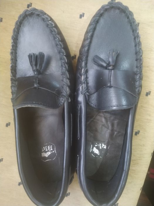 Мъжки мокасини естествена кожа