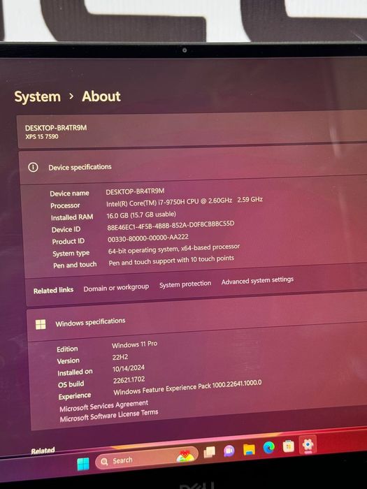 dell xps 15 7590