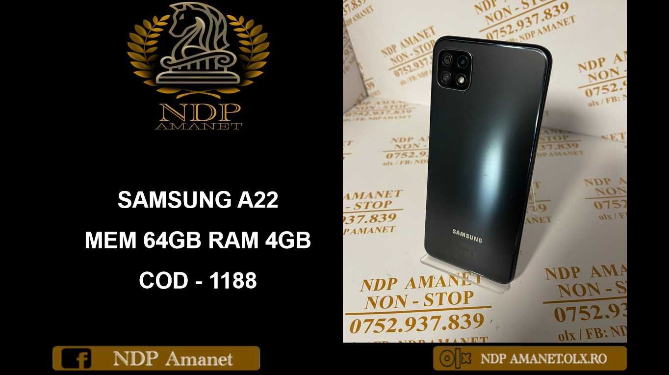 NDP Amanet NON-STOP Bld.Iuliu Maniu nr. 69 SAMSUNG A22, 64GB (1188)