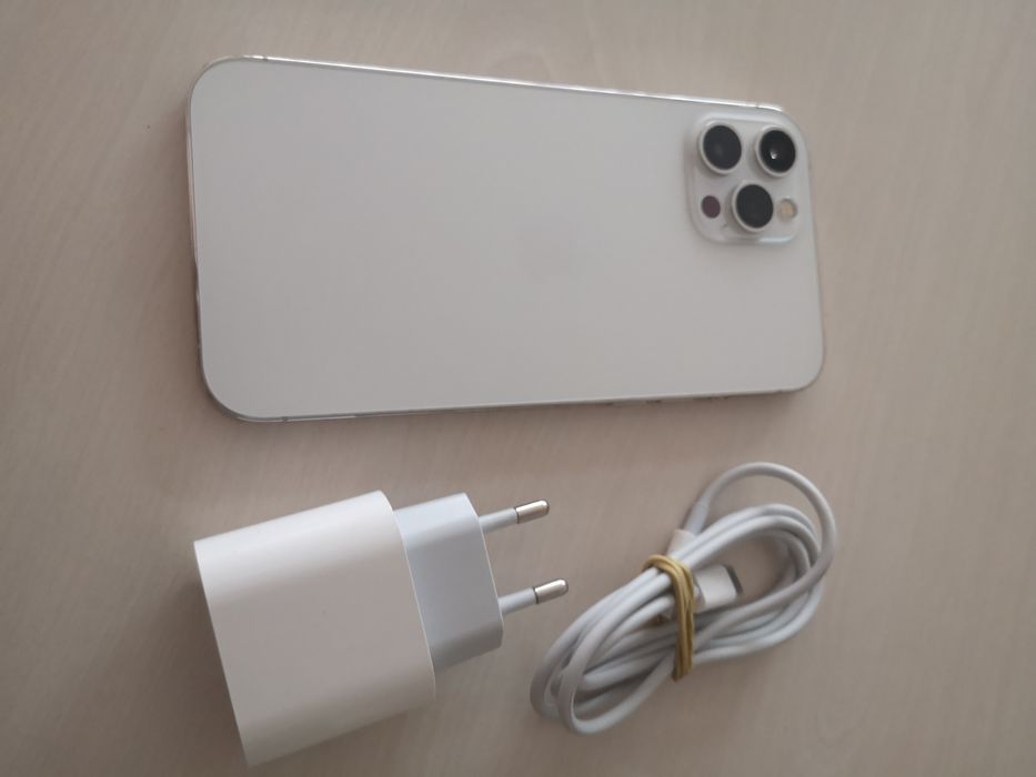 Iphone 12 Pro Max Silver 128gb-100 %Battery health