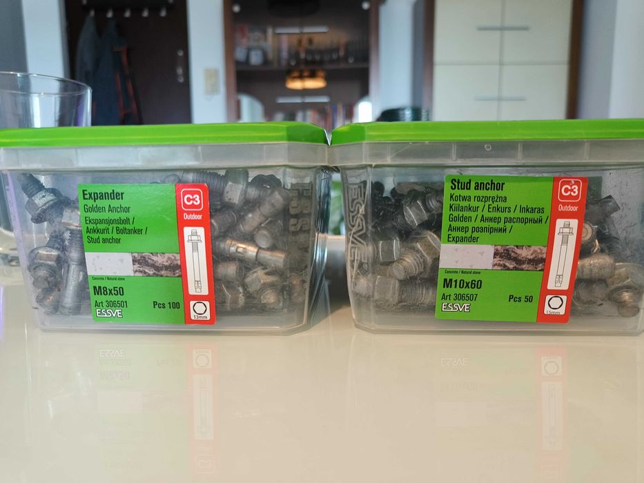 Ancore beton, șuruburi beton și nituri