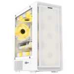 Carcasa PRO GAMING Vision WHITE, Middle Tower, MATX, Fara Sursa, 4X