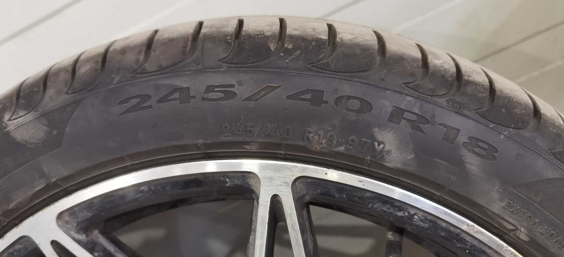 18” Джанти Keskin 5X112 с чисто нови гуми Pirelli 245/40 r18