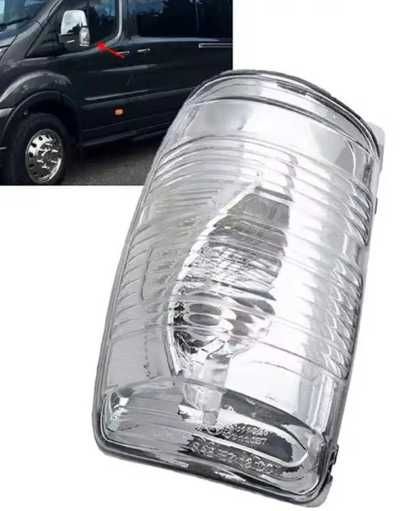 Мигач за огледало бял с щипки Форд Транзит Ford Transit 2014+