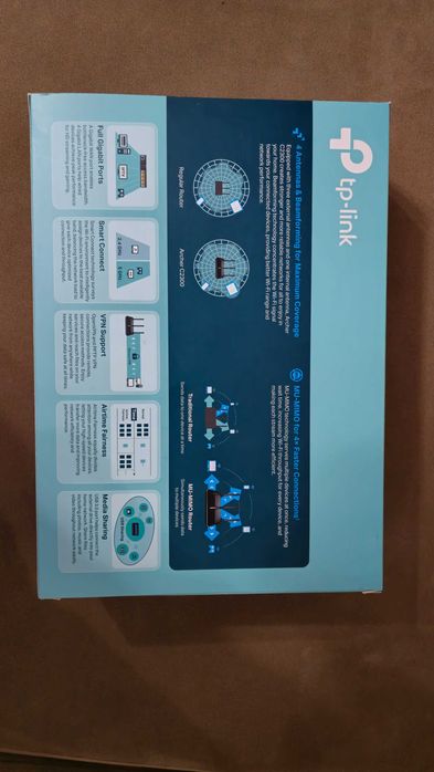 Router Wireless TP-LINK Archer C2300 Gigabit, Dual Band, Negru
