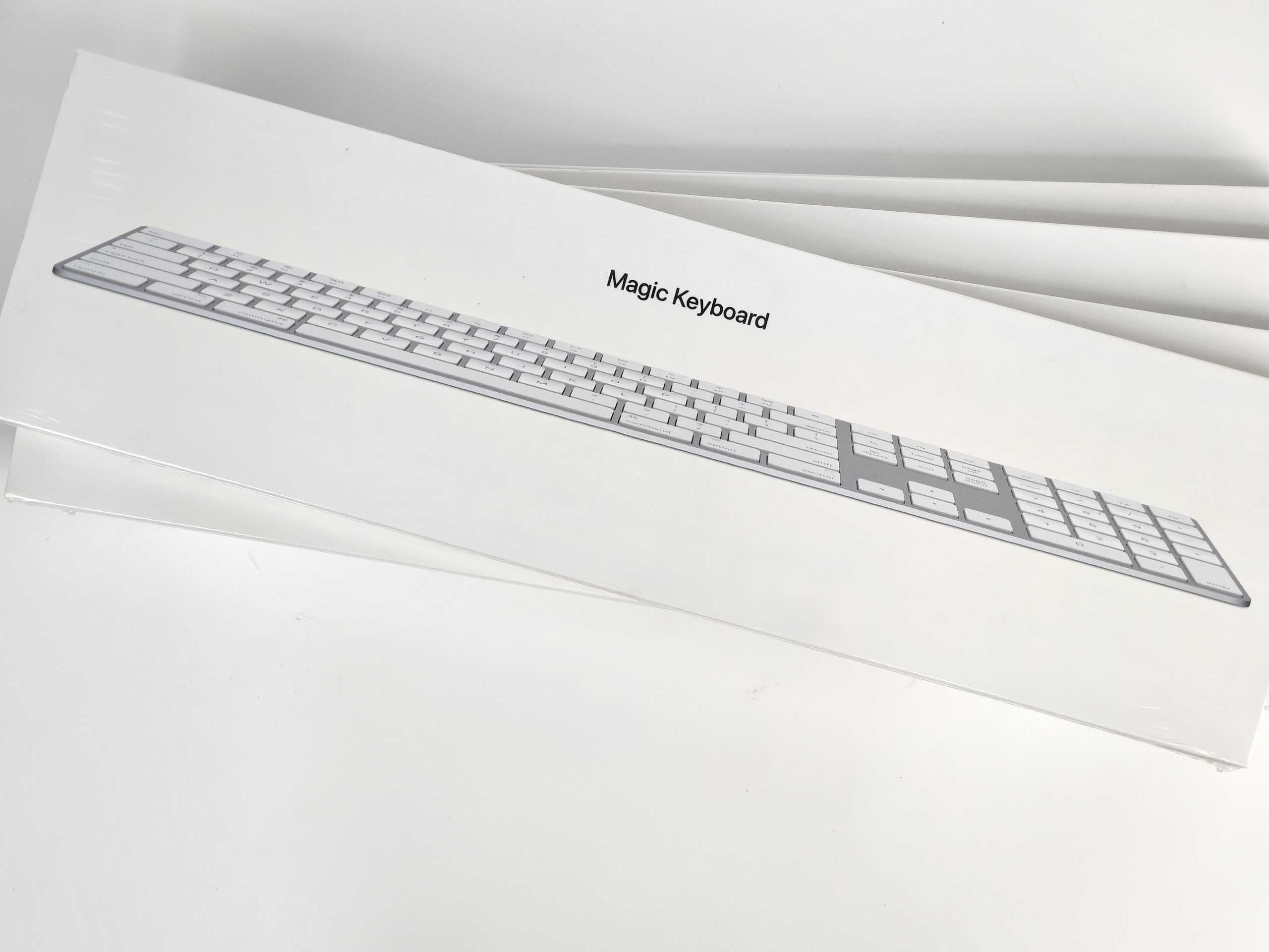 Tastatura Apple Magic keyboard cu numpad (Keypad) Bluetooth INT UK Alb