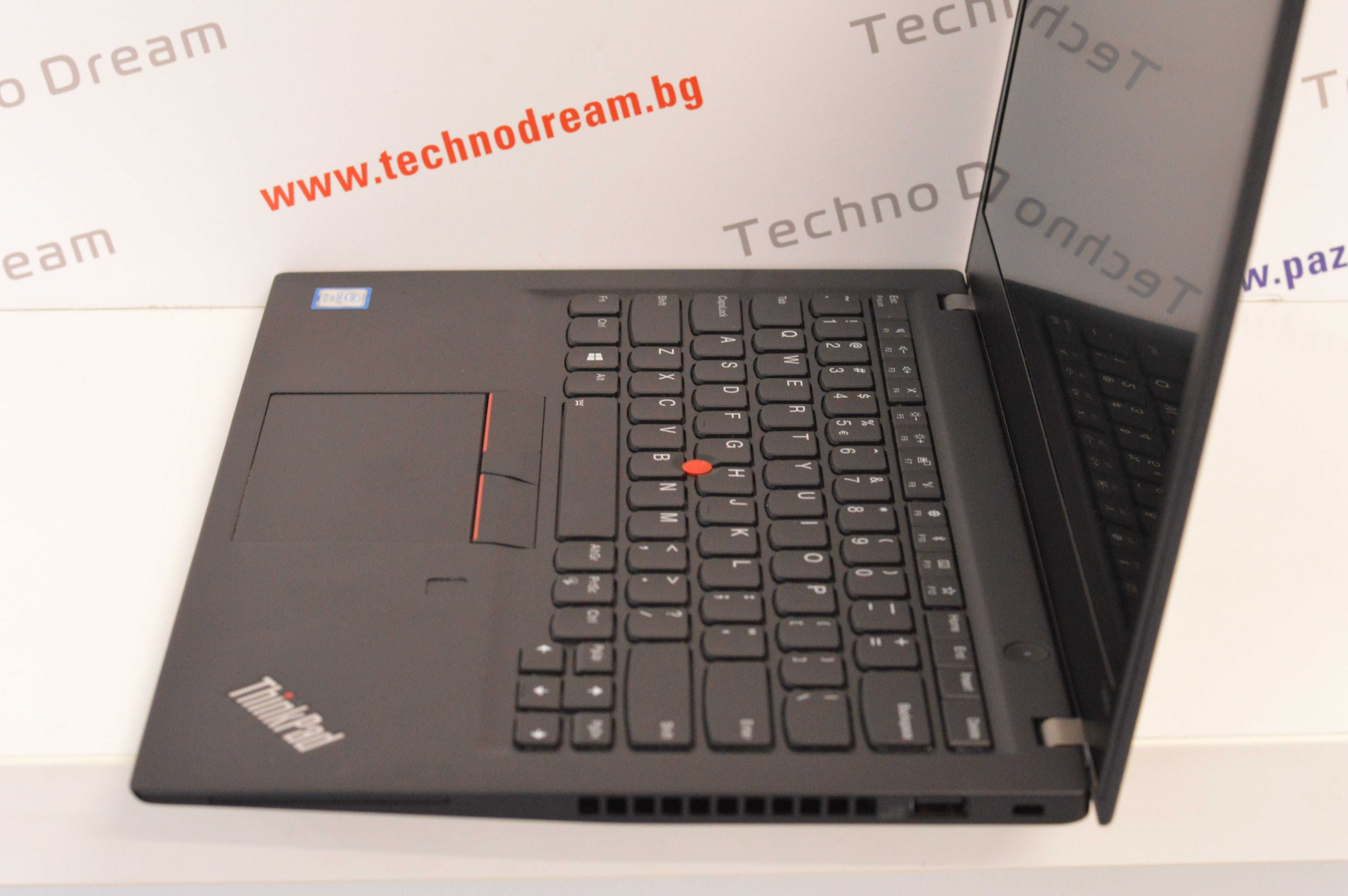 Лаптоп Lenovo ThinkPad T490s-Intel Core i7-8365U / 8GB RAM / 256GB SSD