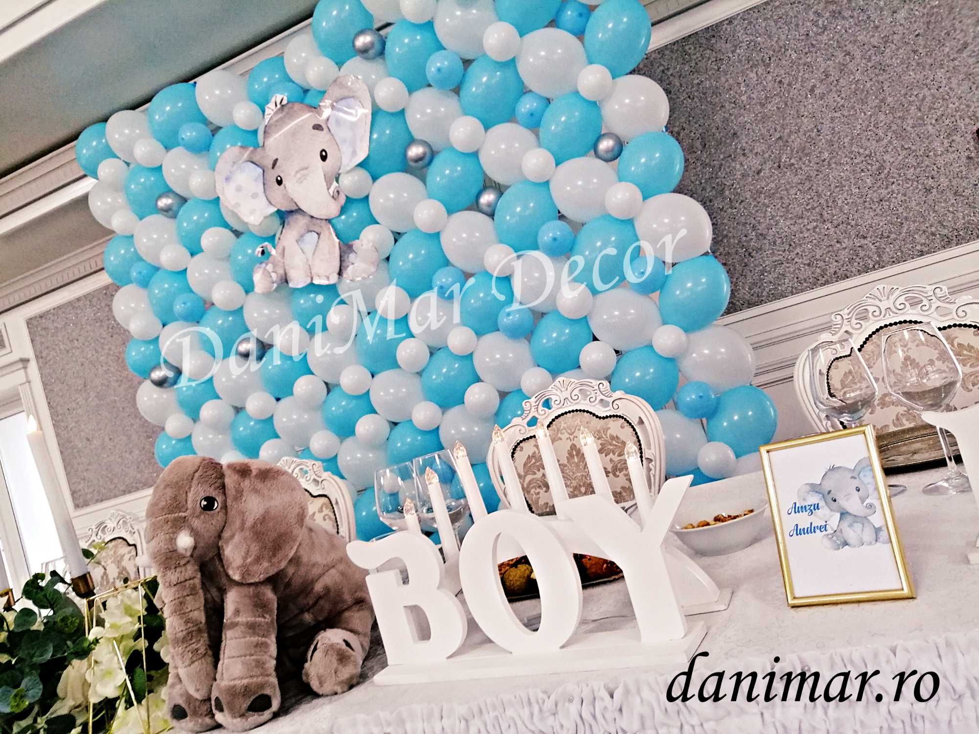 Decor botez / evenimente baloane