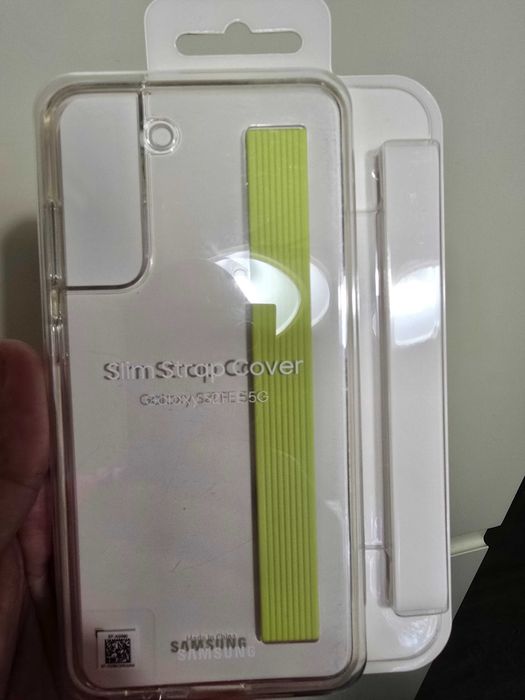 Husa de protectie Samsung Galaxy S21 FE 5G, Clear Strap Cover