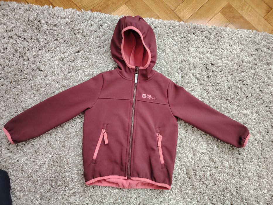 Jacheta softsheel - Jack Wolfskin copii mărimea 104