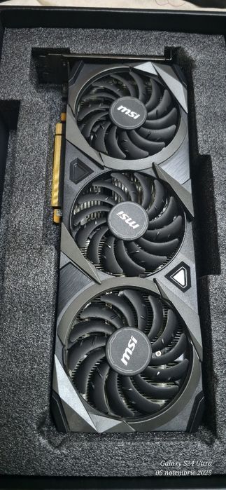 Placa video MSI GeForce® RTX™ 3060 VENTUS 3X OC, 12GB GDDR6, 192-bit