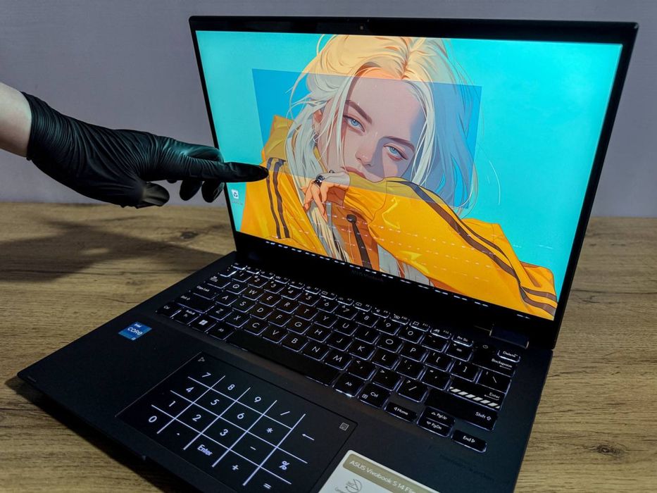 Asus Vivobook 14sFlip 2in1 X360 kuchli noutbook