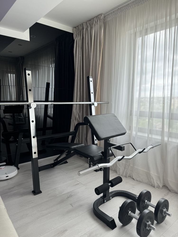 Set Fitness Banca Multifunctionala