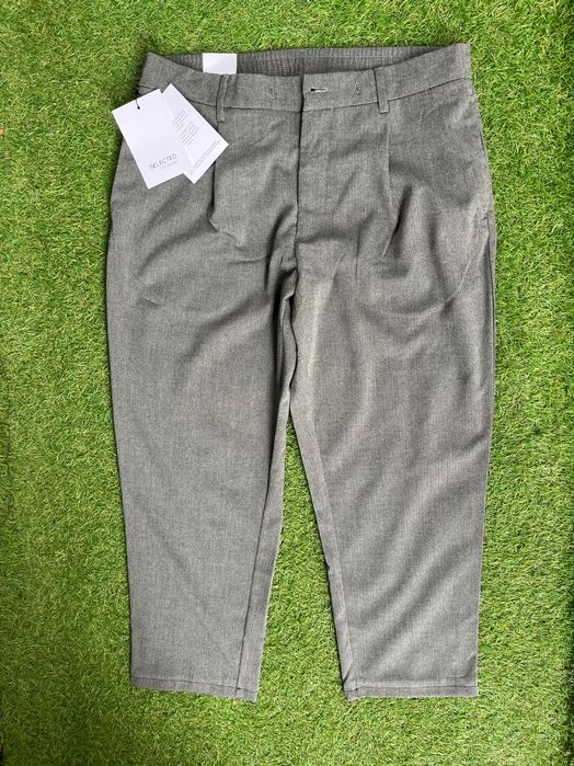 Мъжки панталон: Selected Homme  SLH190-REG Tapered Leroy Pleat Pant XL